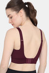Zelocity High Impact Quick Dry Sports Bra - Pickle Beet — thumbnail 3